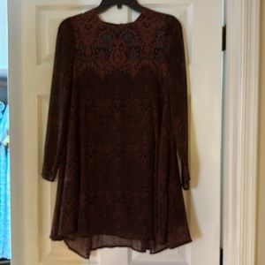 Boho flowy short dress